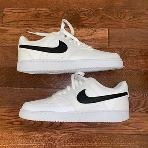 Nike White and Black Athletic Shoes